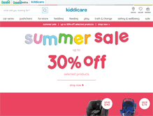 Tablet Screenshot of kiddicare.com